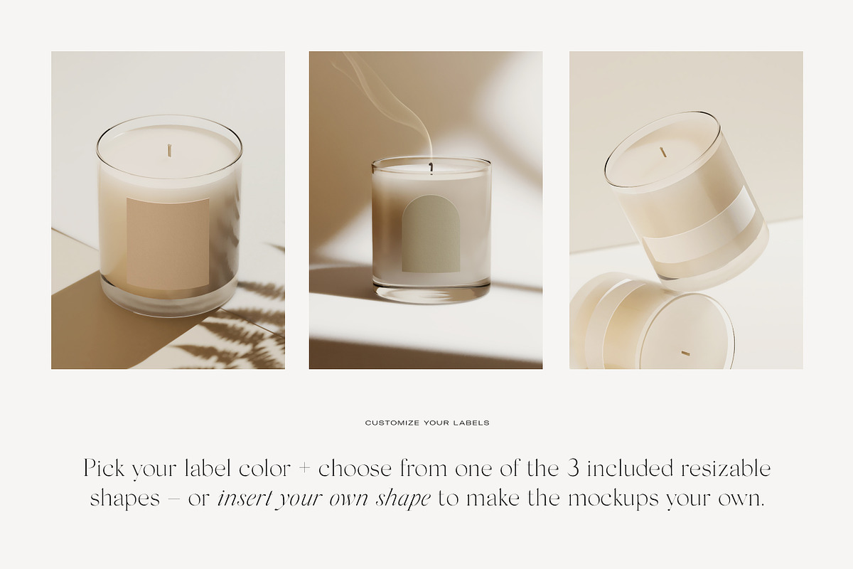 Candle Mockups + Label Mockups, a Packaging Mockup by October November (Photo 6 of 10)