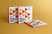 Square Book Hardcover Mockup Set, a Print Template by Deeplab (Thumbnail 6 of 20)