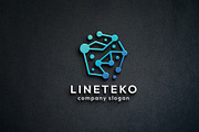 Line Technology System Logo, a Branding & Logo Template by Design_Planet (Thumbnail 1 of 3)