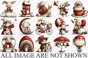 Whimsical Easter Clipart Bundle, an Illustration by Canvas Craft (Thumbnail 3 of 7)