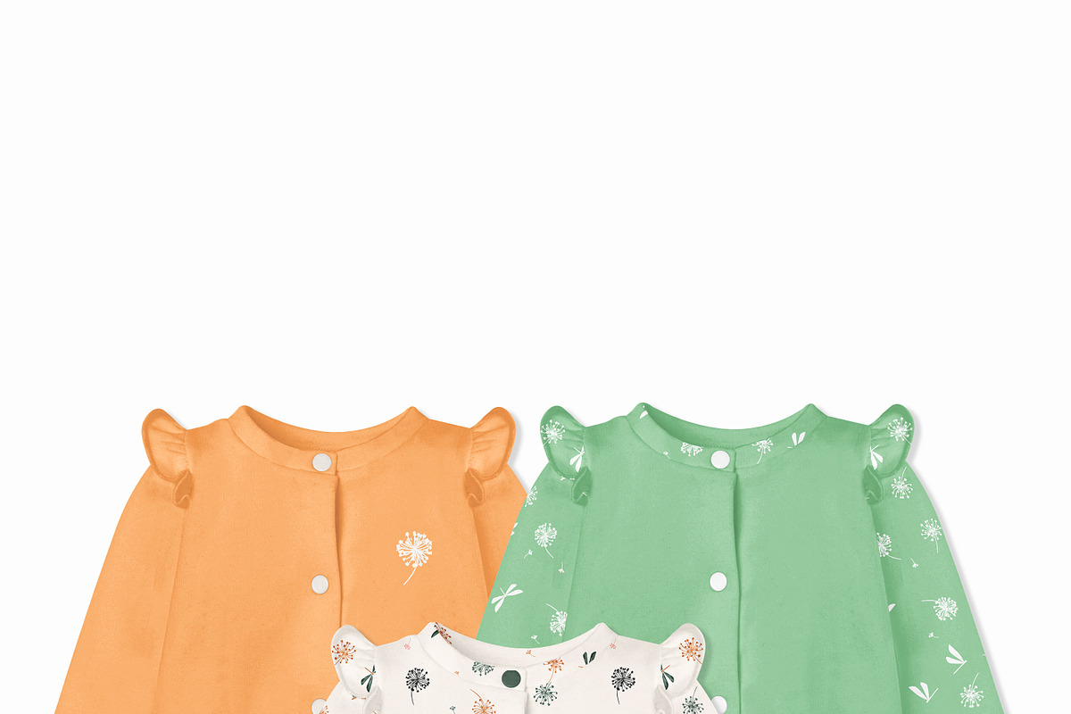 Baby Cardigan with Flounces Mock-up, a Hoody Mockup by Mocca Mockups Store (Photo 10 of 18)