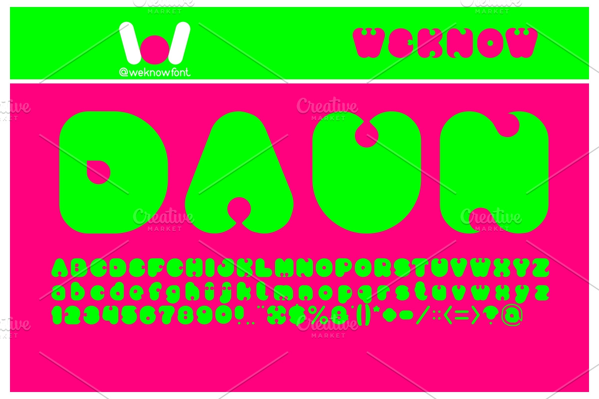 little think big impact, a Font by weknow (Photo 5 of 5)