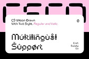CS Wilson Drawn, a Sans Serif Font by Craft Supply Co. (Thumbnail 7 of 8)