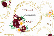 Autumn Watercolor Flowers. Deer, an Animal Illustration by LABFcreations (Thumbnail 10 of 12)