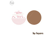 Valentine's Day SET Wall Decoration, a Templates & Theme by LaserCutano (Thumbnail 5 of 10)