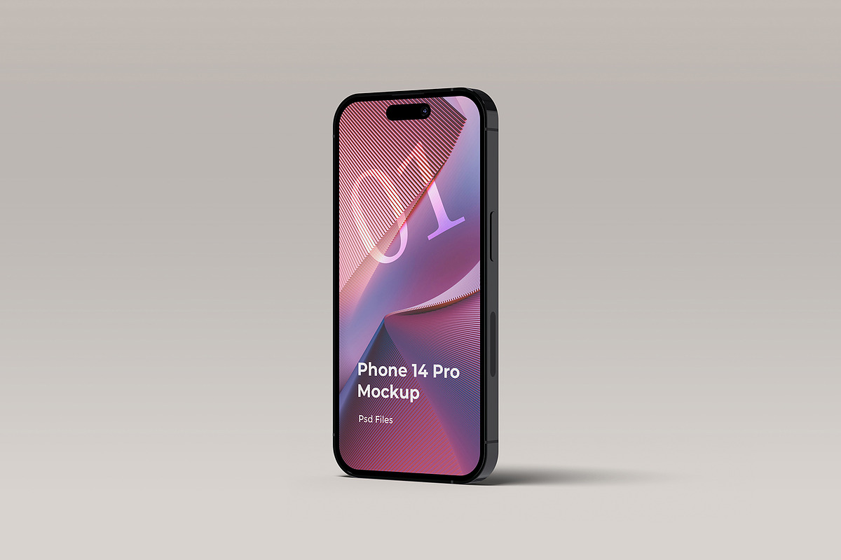 iPhone 14 Pro Mockup, an iPhone Mockup by graphicpages (Photo 4 of 18)