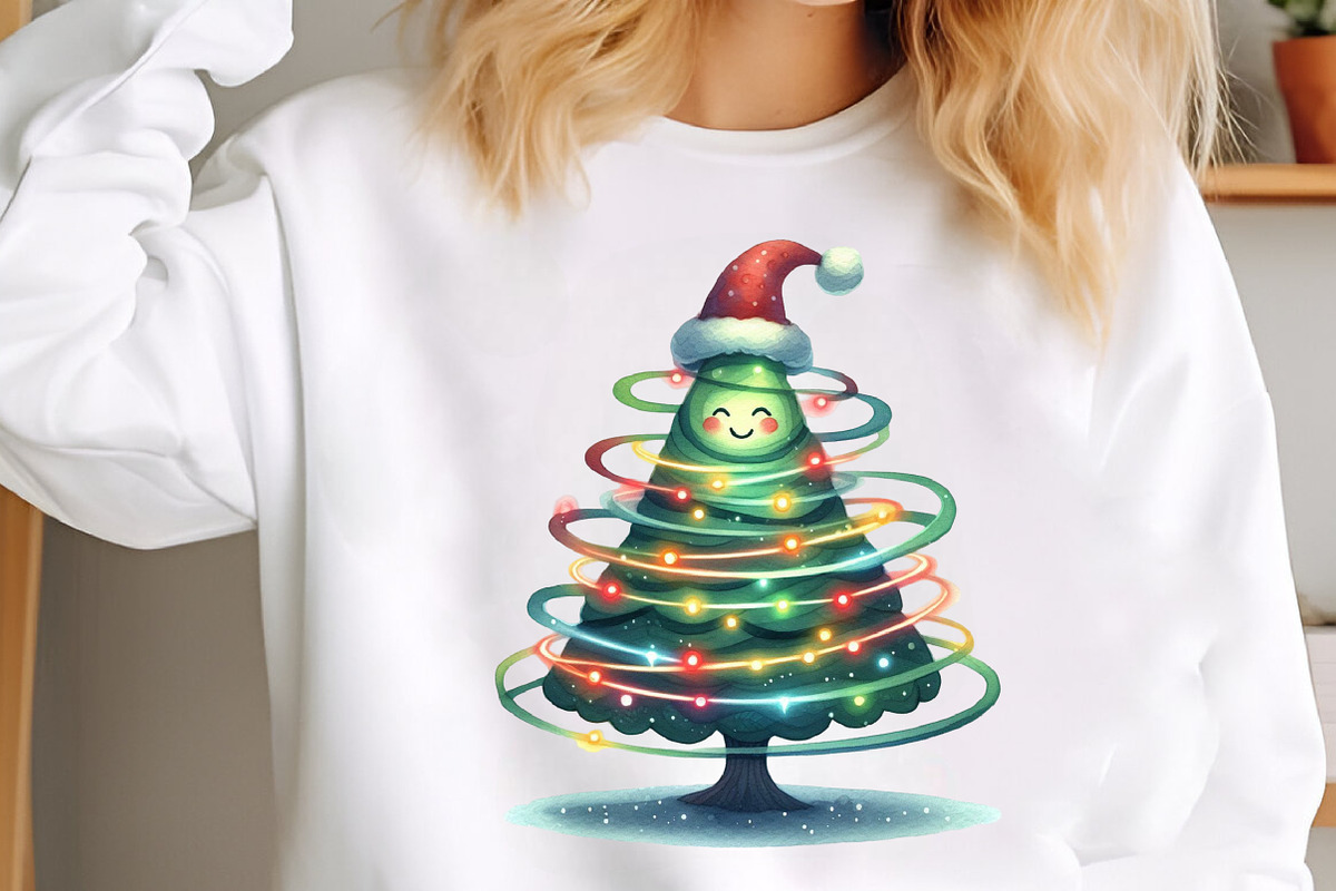 Christmas Tree Holiday Tree Clipart, an Illustration by SinaCreation (Photo 6 of 7)