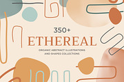 Ethereal - Organic Abstract Shapes, an Illustration by Eesome Design Studio (Thumbnail 1 of 7)