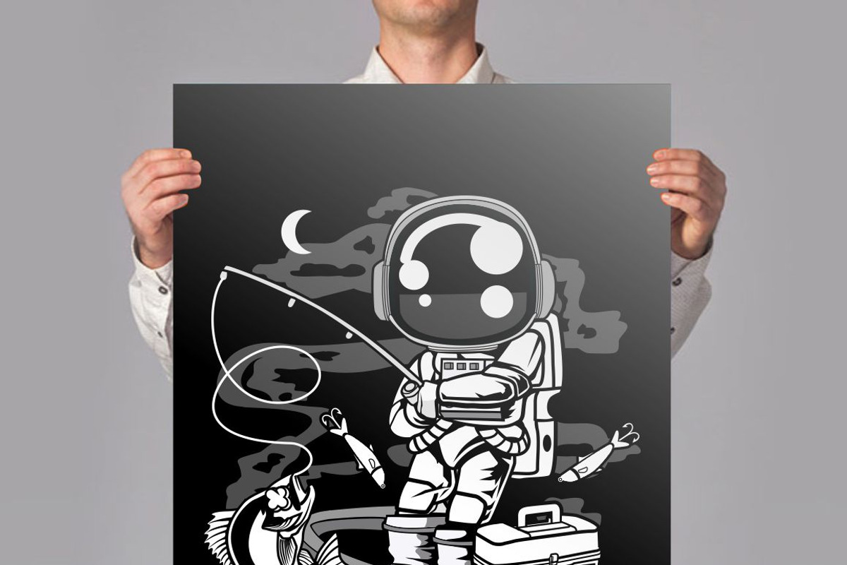 100 Astronaut Cartoon Designs Bundle, an Illustration by roach_graphic (Photo 15 of 16)