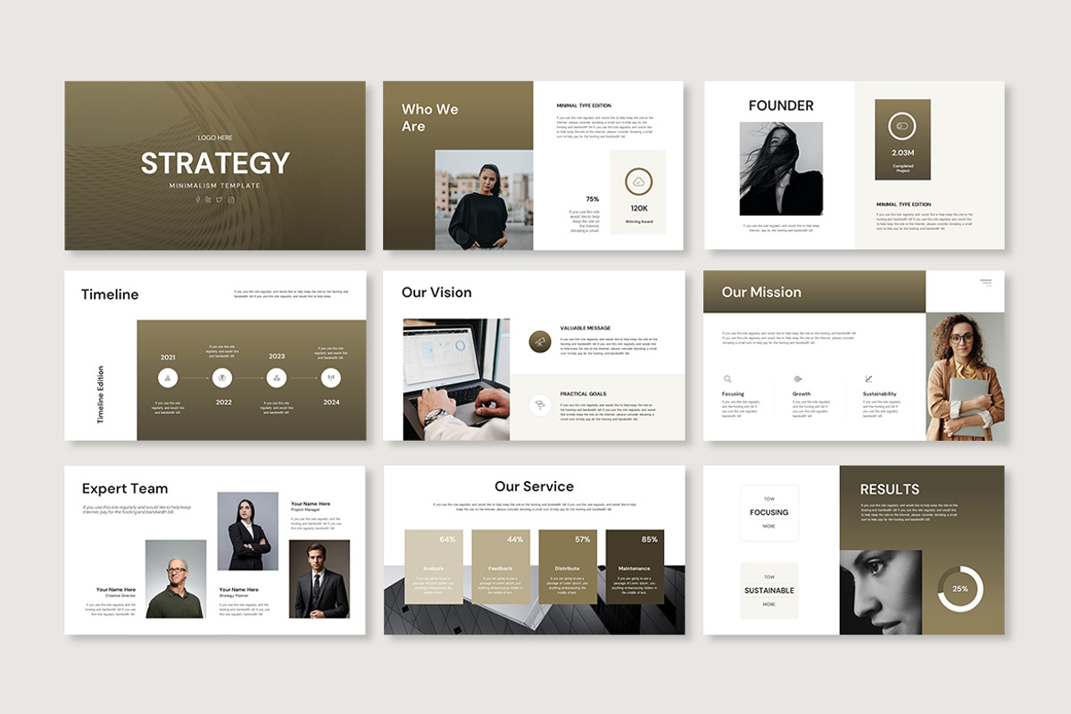 Minimal Strategy Presentation preview 5