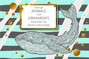 zen tangle animals and ornaments, a Decorative Illustration by Tierre3012 (Thumbnail 1 of 24)