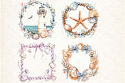 Coquette Coastal Fisherman Frame, an Illustration by Libby Wishes (Thumbnail 7 of 12)