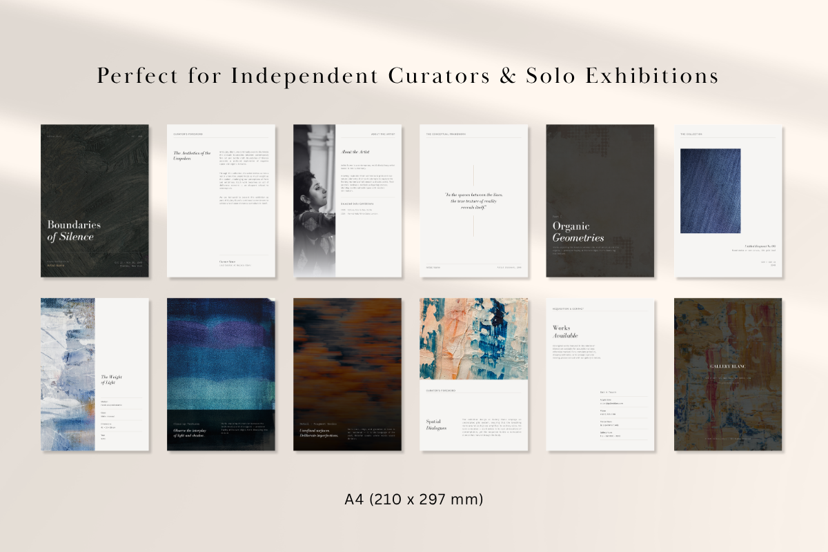 Contemporary Art Exhibition Catalog, a Magazine Template by batang (Photo 2 of 4)