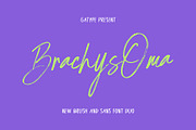 BrachysOma, a Handwritten Font by Gatype (Thumbnail 1 of 12)