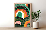 Nostalgic Abstract Art, a Decorative Illustration by Housui Patterns (Thumbnail 7 of 8)
