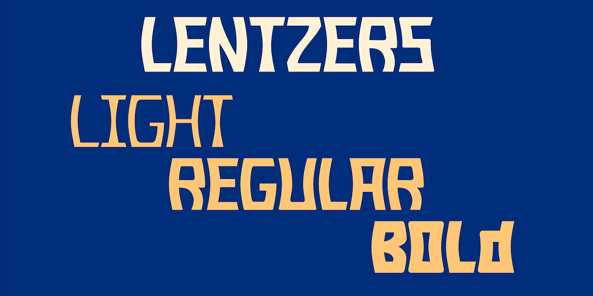 Lentzers, a Sans Serif Font by Ingrimayne Type (Photo 4 of 6)