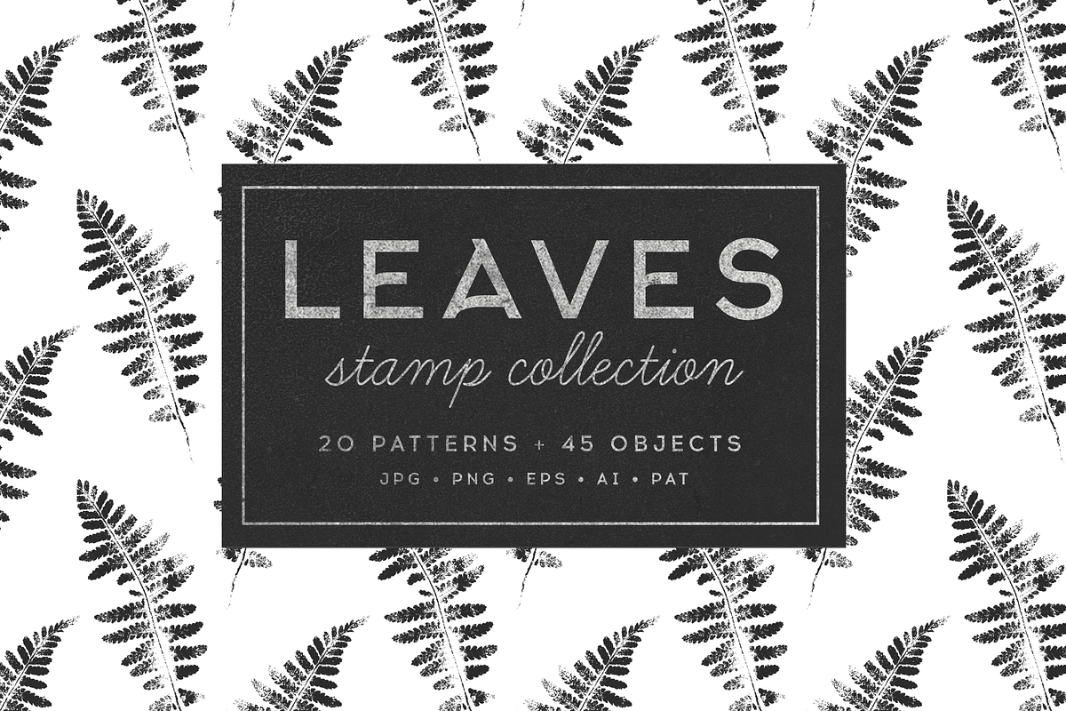 Leaves – stamp collection, a Pattern Graphic by Helen Halik art (Photo 1 of 7)