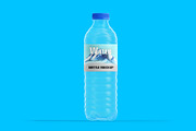 Plastic transparent bottle mockup, a Cups & Container Mockup by GraphicVil (Thumbnail 6 of 9)