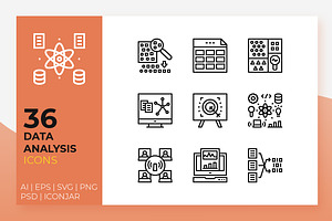 Data Analysis Icons