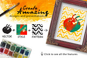 Restaurant - Watercolor/Pastel kit, an Illustration by All Design Store (Thumbnail 4 of 4)