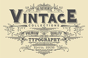 Vintage Typography Ornaments v2, an Object Graphic by G7 (Thumbnail 2 of 5)