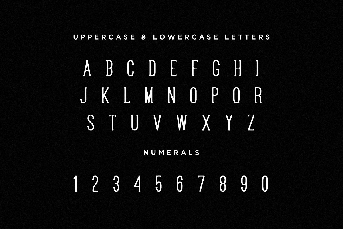 Vintage Trio Font Bundle, a Serif Font by Mikhail Fukurou (Photo 10 of 13)