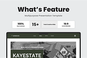 Keyestate - Real Estate Google Slide, a Presentation Template by SquidPixey (Thumbnail 2 of 6)