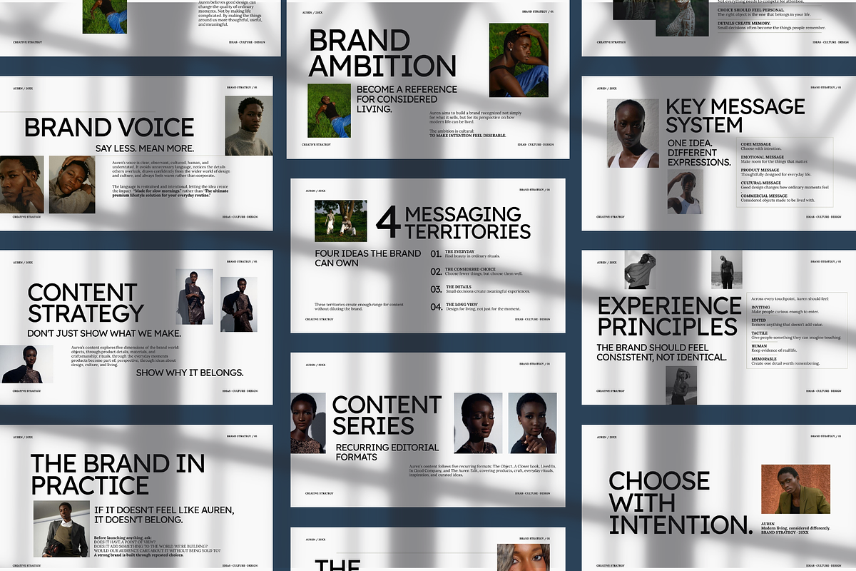 AUREN Brand Strategy - Canva, a Presentation Template by ShowUp! Studio (Photo 4 of 6)