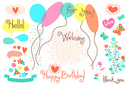 Card Kit with Cute Animals, a Card Template by Baksiabat (Thumbnail 3 of 5)