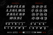 Black Nice Typeface, a Blackletter Font by alit design (Thumbnail 5 of 17)