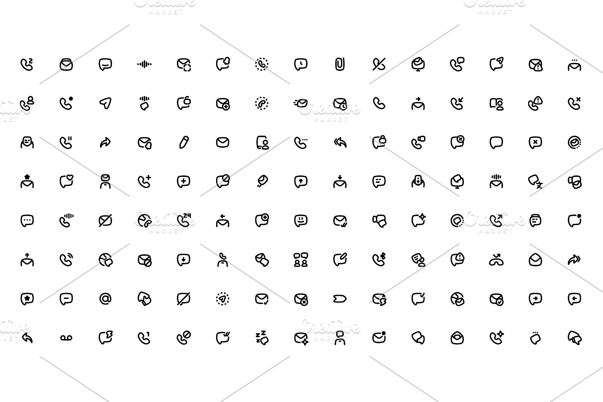 600 Communication Icon Pack, an Outline Icon by Directico Design Kit (Photo 4 of 8)
