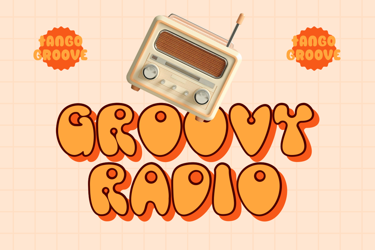 Tango Groove Layered Retro Bubble, a Font by PutraCetol Studio (Photo 3 of 5)