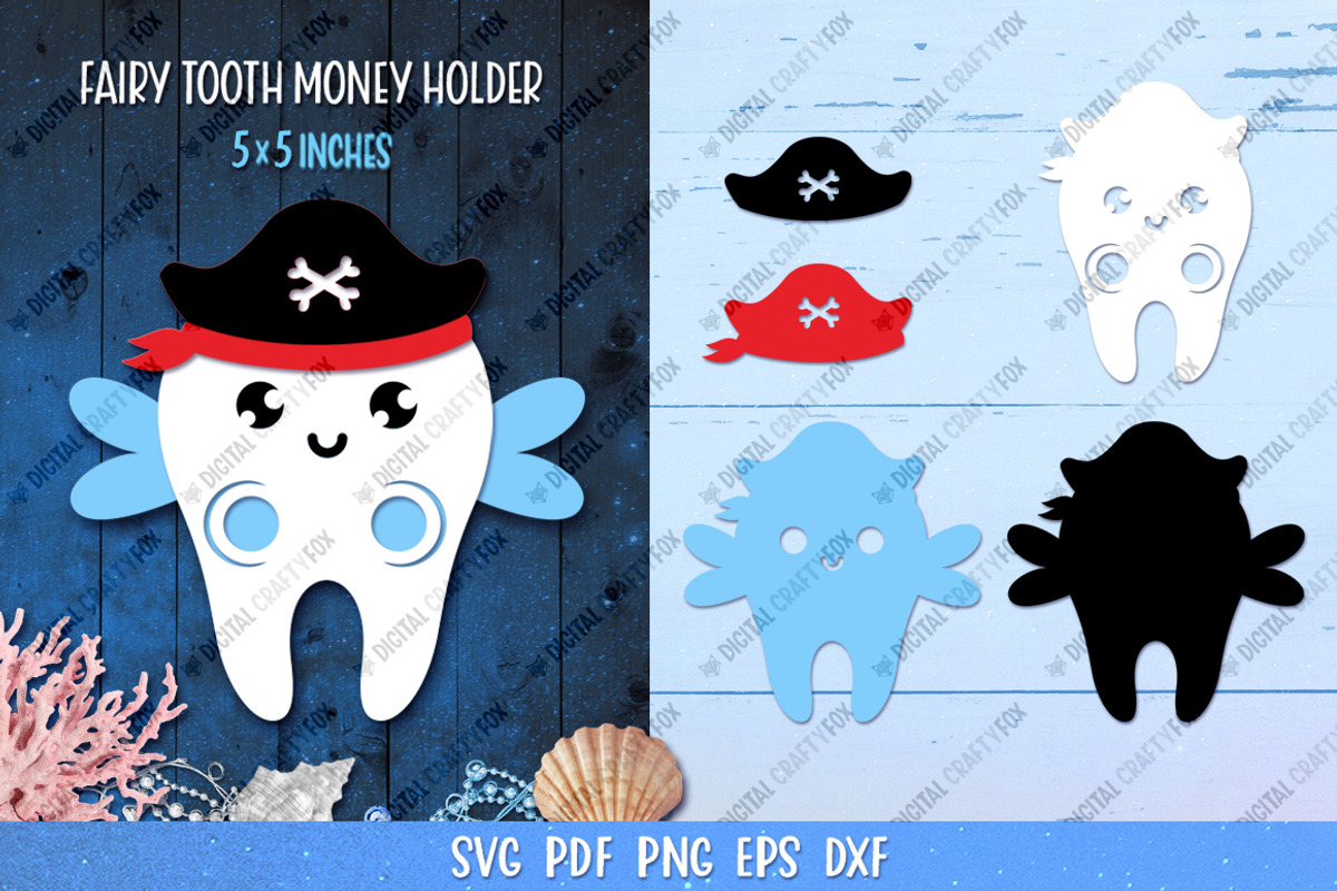Tooth Fairy Money Holder Bundle, an Illustration by Digital_Craftyfox (Photo 12 of 19)