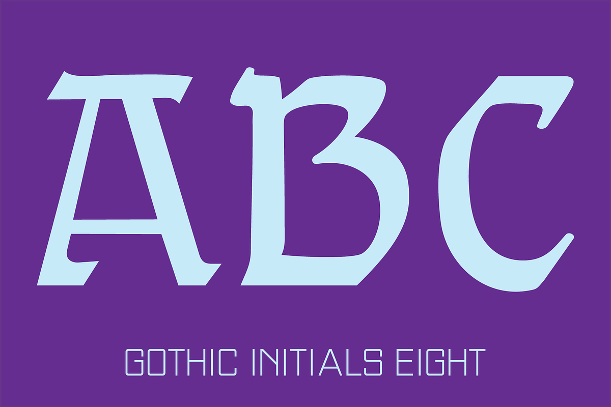 Gothic Initials Fonts Collection, a Font by GG Design (Photo 16 of 19)