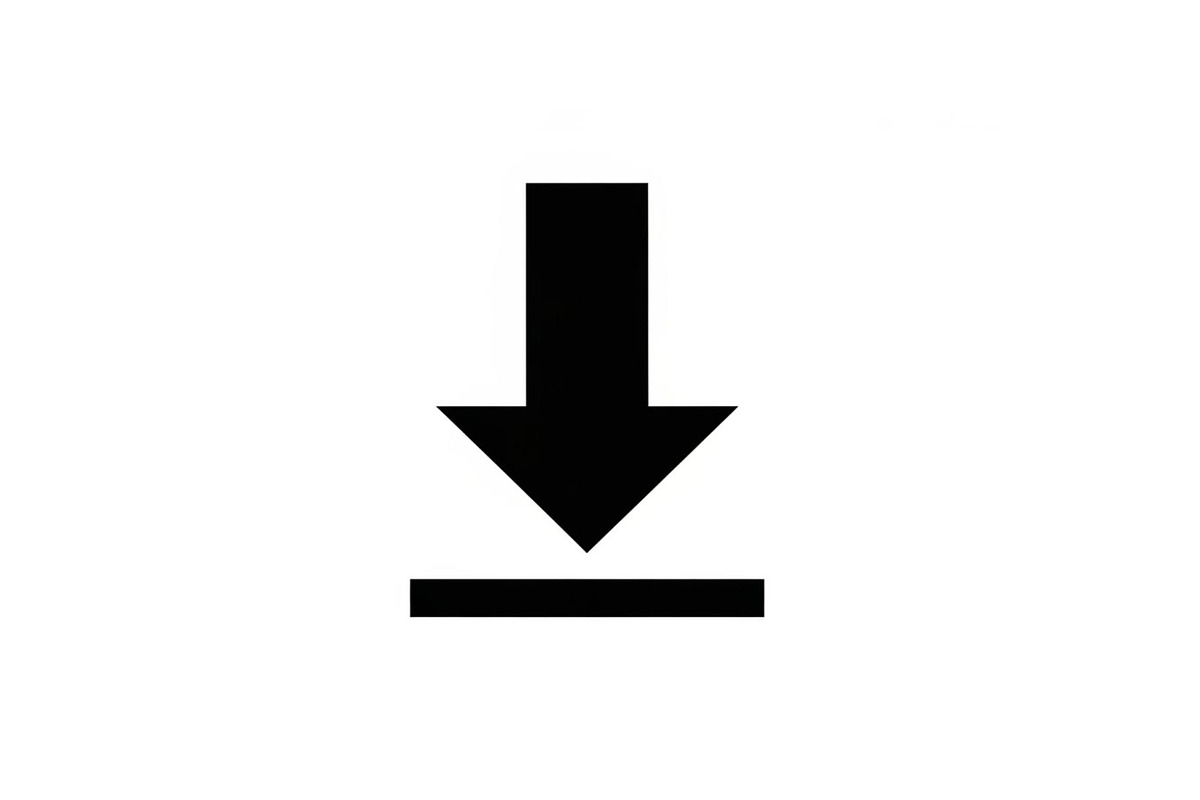 Bold Down Arrow Minimal Icon Bundle, an Icon by hafijul (Photo 6 of 10)