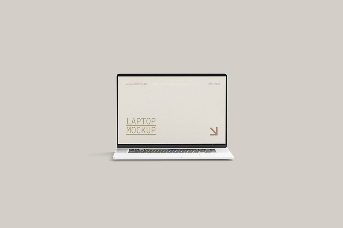 High Quality Laptop Mockup, a Mac Mockup by Ataku Design (Photo 7 of 11)