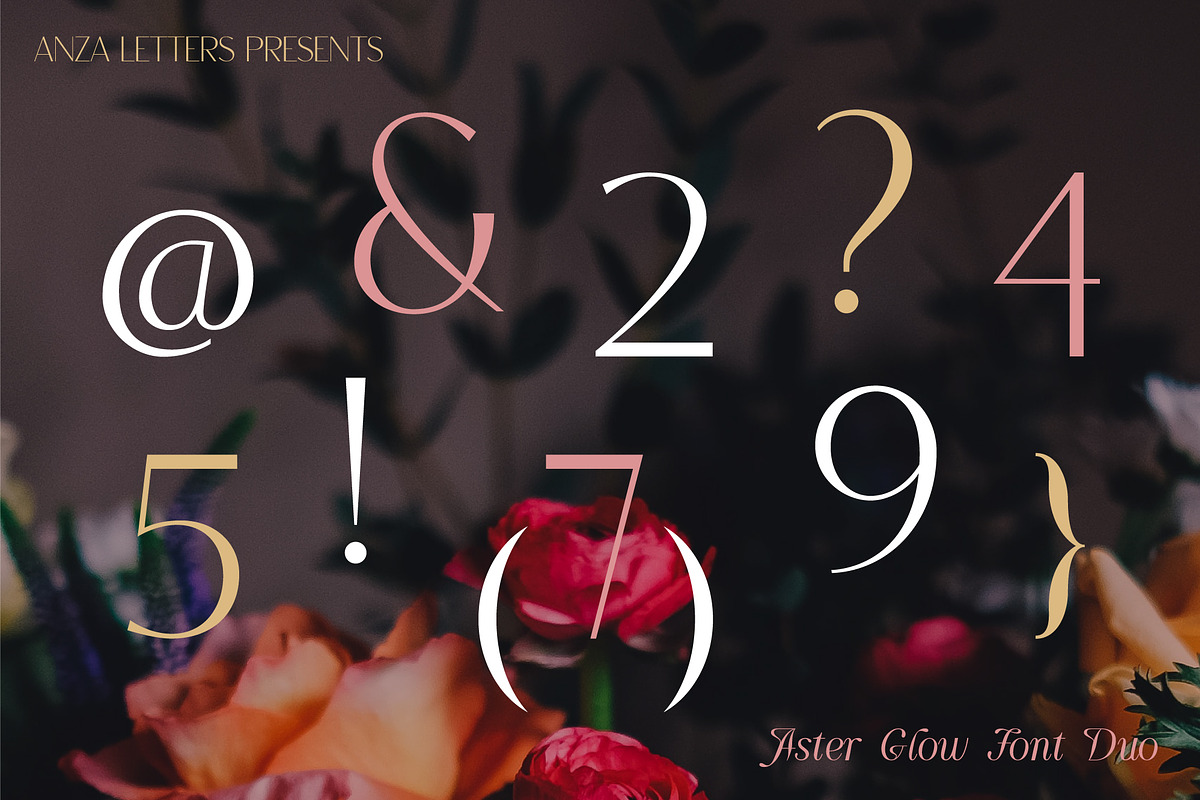 Aster Glow | Spring font duo, a Sans Serif Font by Anna Zakharchenko (Photo 17 of 19)