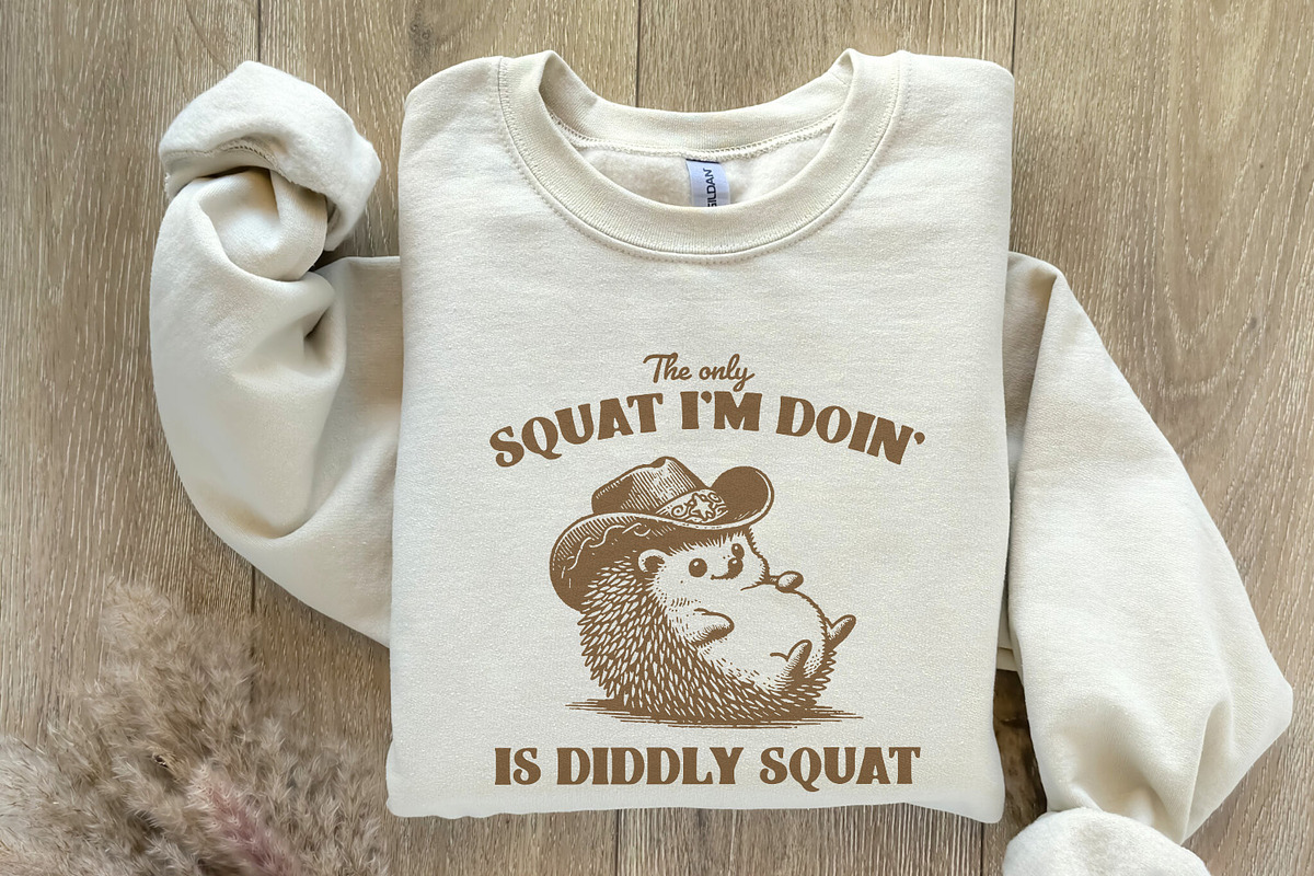 The Only Squat I'm Doing PNG, Funny, an Illustration by SharpMarketplace (Photo 8 of 9)