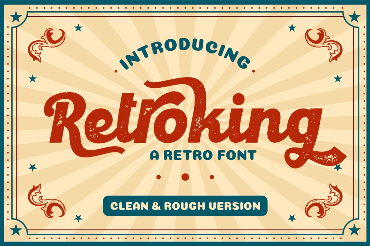 Retroking - Retro Font
