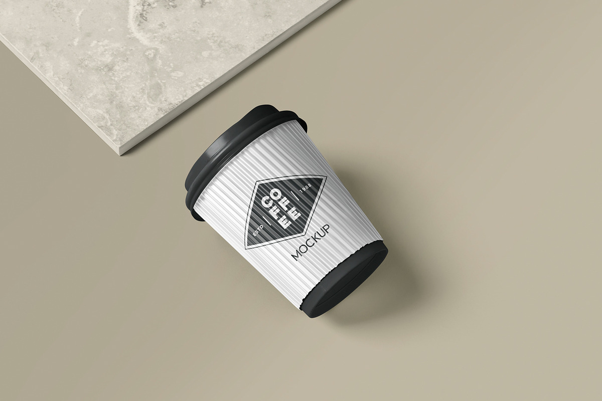 Disposable Coffee Cup Mockups, a Cups & Container Mockup by ZippyPixels (Photo 7 of 7)