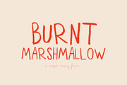 Burnt Marshmallow Font, a Sans Serif Font by 3ora (Thumbnail 1 of 9)