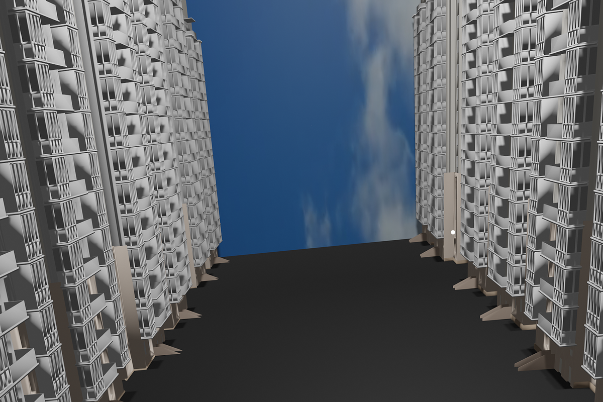 Modern Architectural Building View –, an Architecture 3D Model by Temer (Photo 3 of 3)