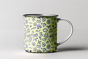 Neon Blue Doodle Pattern, a Pattern Graphic by Neermana (Thumbnail 2 of 5)