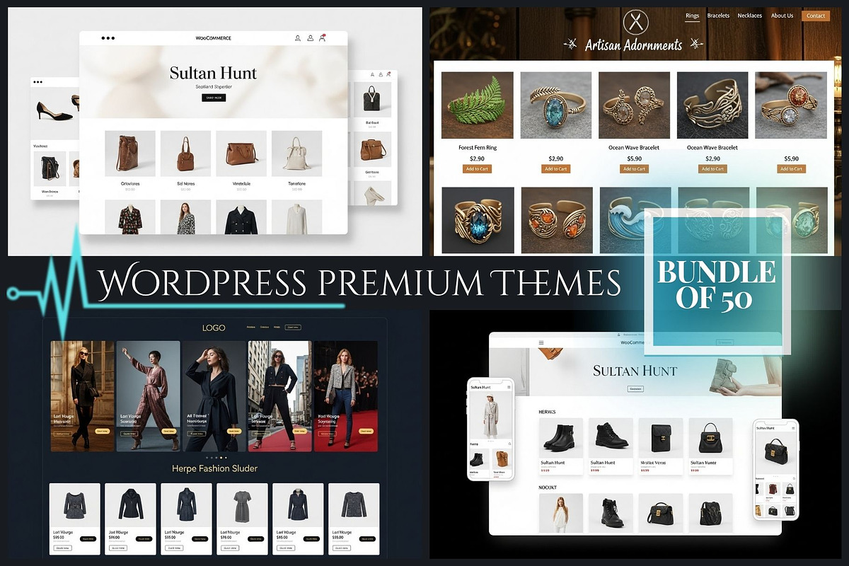 WordPress Premium Themes 50+