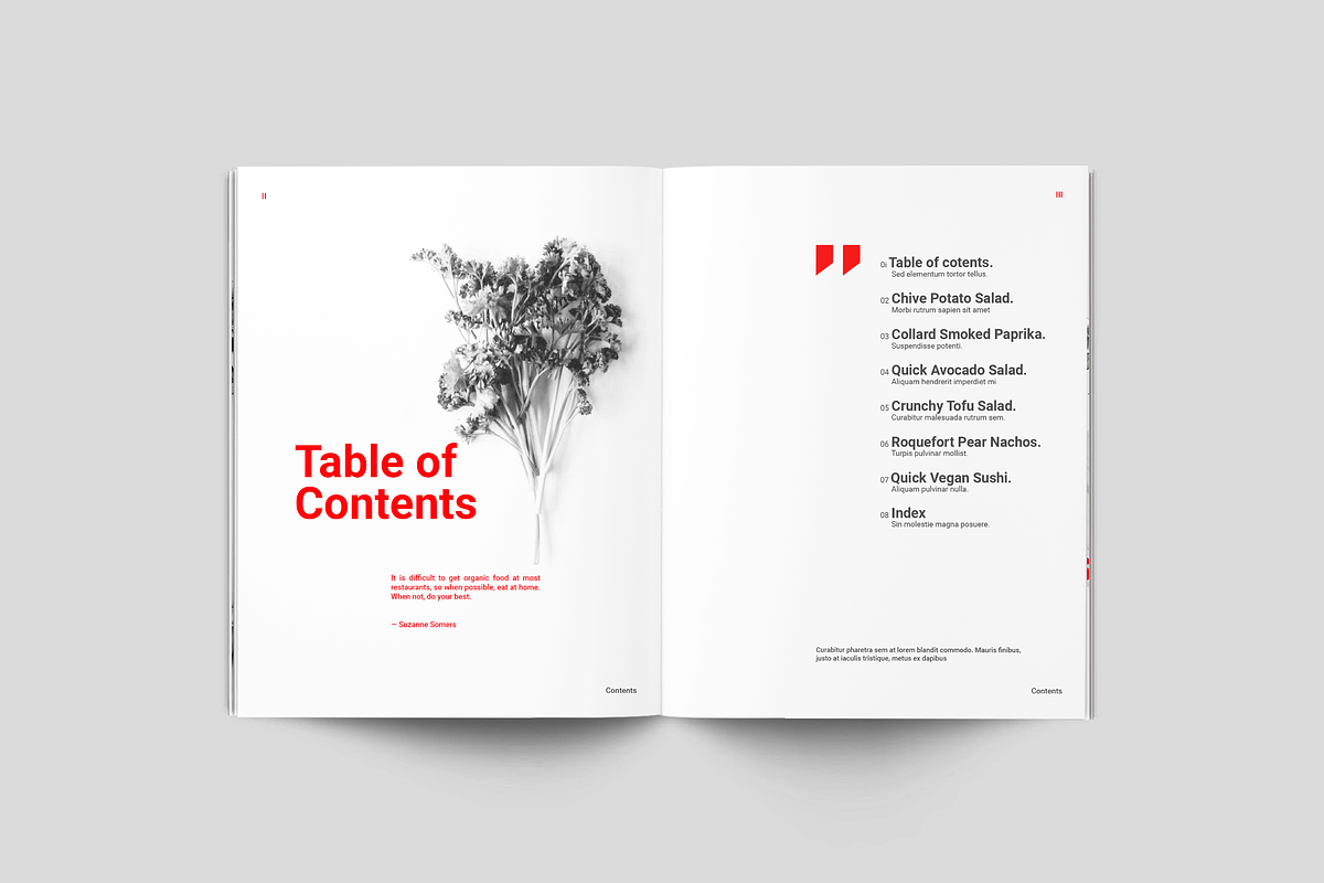 Natural Food Recipes, a Brochure Template by silukEight (Photo 5 of 14)