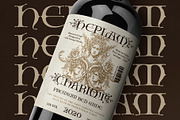 Bherios Grape Typeface, a Serif Font by alit design (Thumbnail 2 of 18)