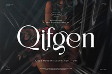 Qifgen Modern Serif Font