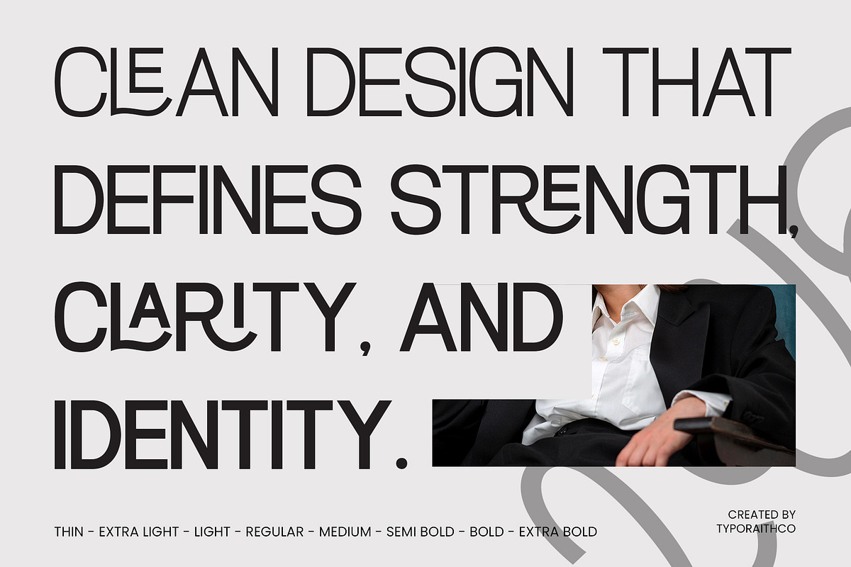 Morain Font Family, a Sans Serif Font by Typoraith Co (Photo 13 of 14)