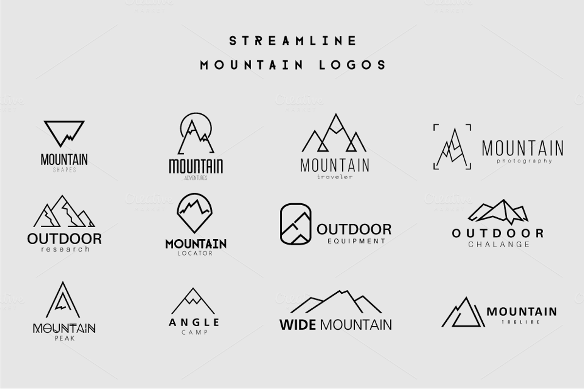 The Mountain Logos Mega Bundle, a Branding & Logo Template by LovePowerDesigns (Photo 16 of 20)