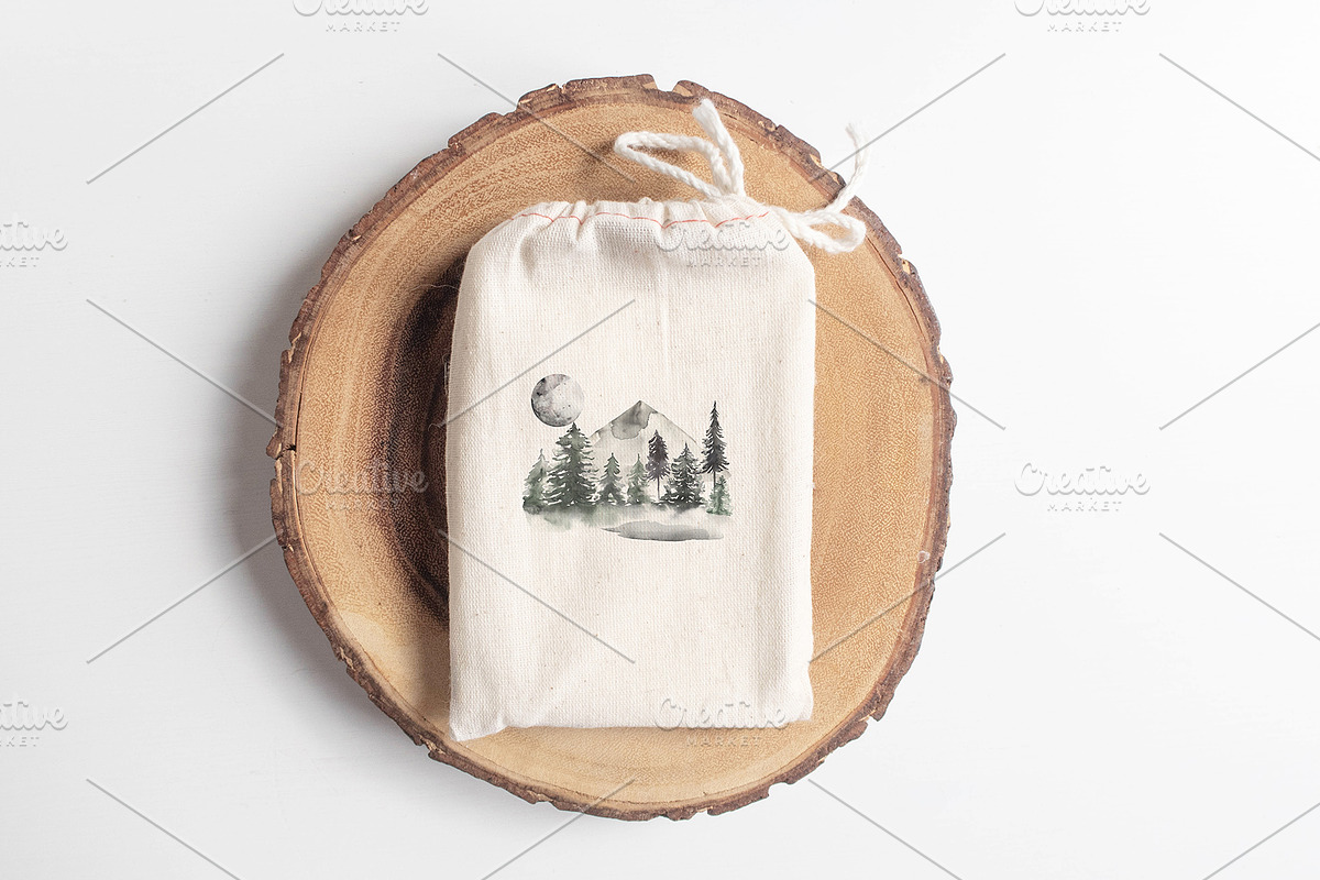 Watercolor Forest Collection, a Texture Illustration by MayaNavits (Photo 9 of 10)